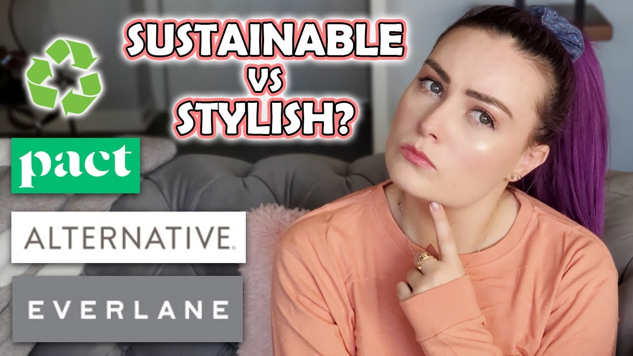 Trying Sustainable Clothing Brands (try-on haul/review)