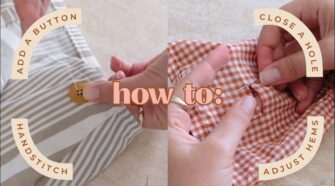 Simple Mending Tips To Maintain Your Sustainable Wardrobe (Replace Buttons, Close Holes, Etc)