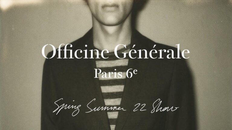 Officine Générale | Spring Summer 22 Fashion Show