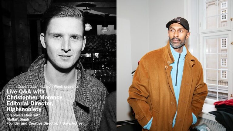 Live Q&Amp;A 7 Days Active And Christopher Morency, High Snobiety | Copenhagen Fashion Week