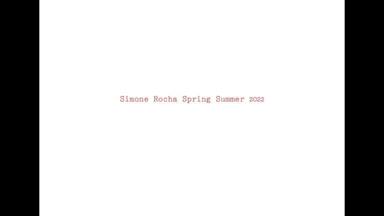 Simone Rocha Spring Summer 2022
