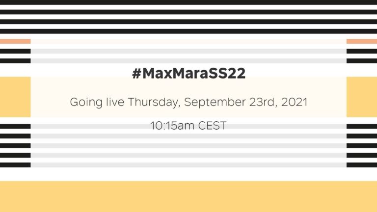Max Mara Spring Summer 2022 Runway Show