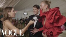 Karlie Kloss On Her Rose-Inspired Met Look | Met Gala 2021 With Emma Chamberlain | Vogue