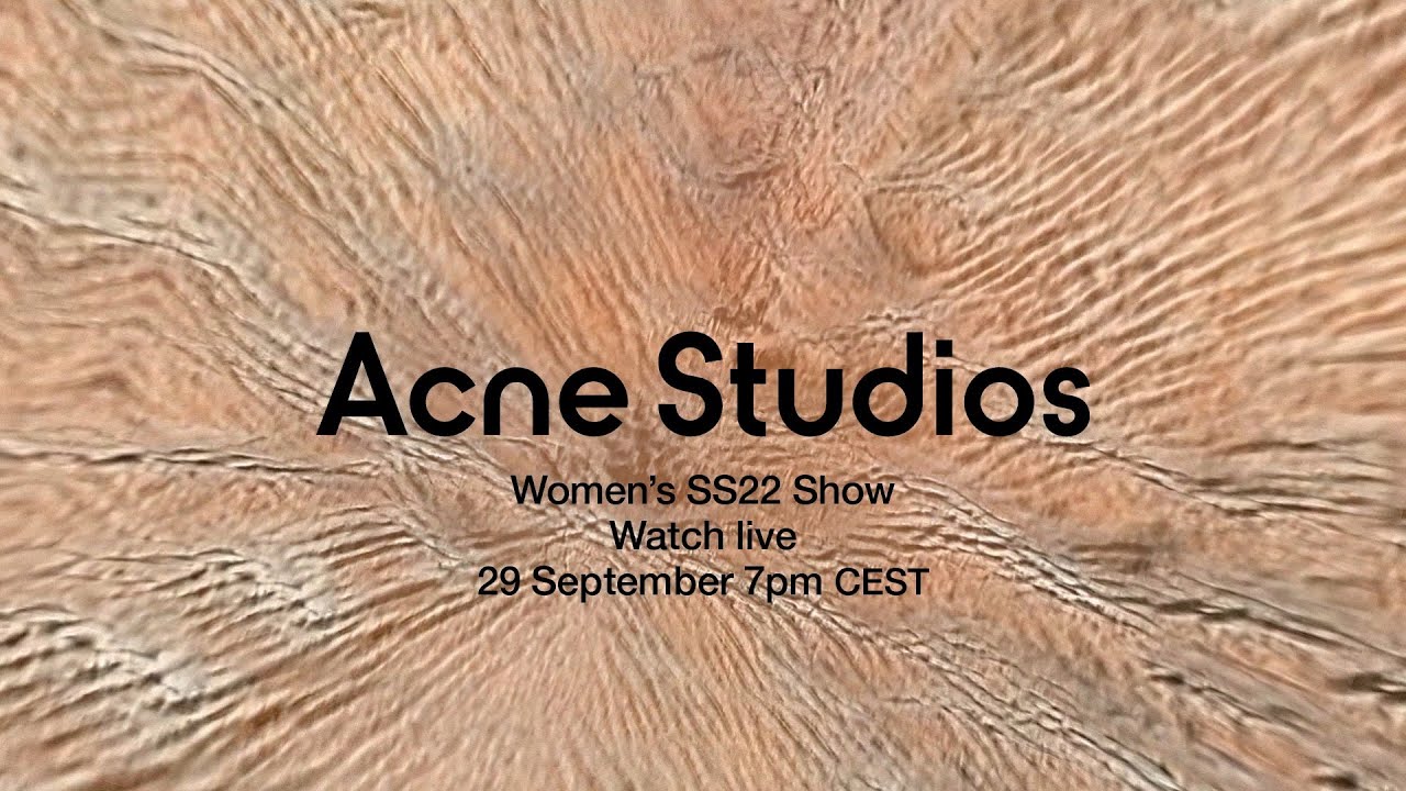 Acne Studios Women's Spring/Summer 2022 Show