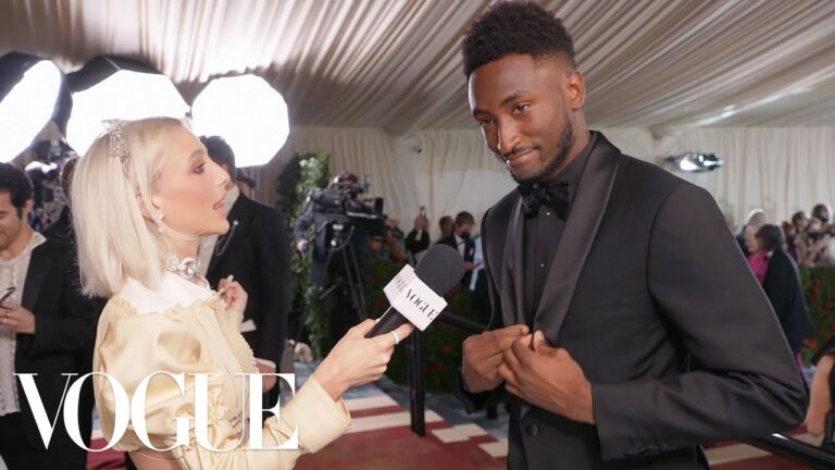 Marques Brownlee On Being A Fashion Newcomer  | Met Gala 2022 With Emma Chamberlain | Vogue