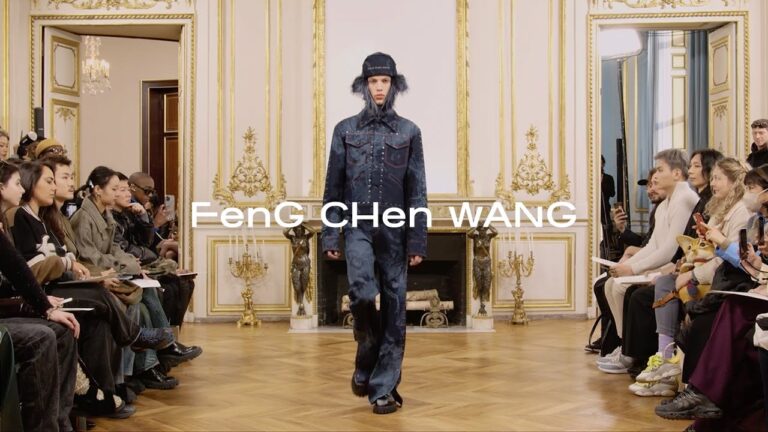 Feng Chen Wang Aw23 Show, Paris Fashion Week