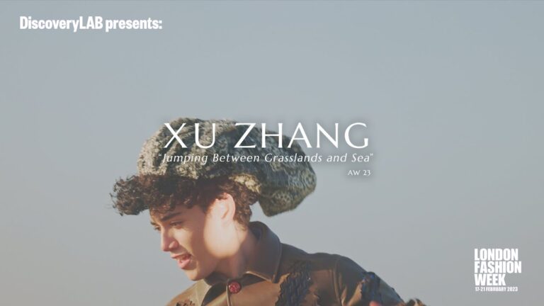 Discoverylab Presents: Xu Zhang Aw23 &Quot;Jumping Between Grasslands And Sea&Quot; At London Fashion Week