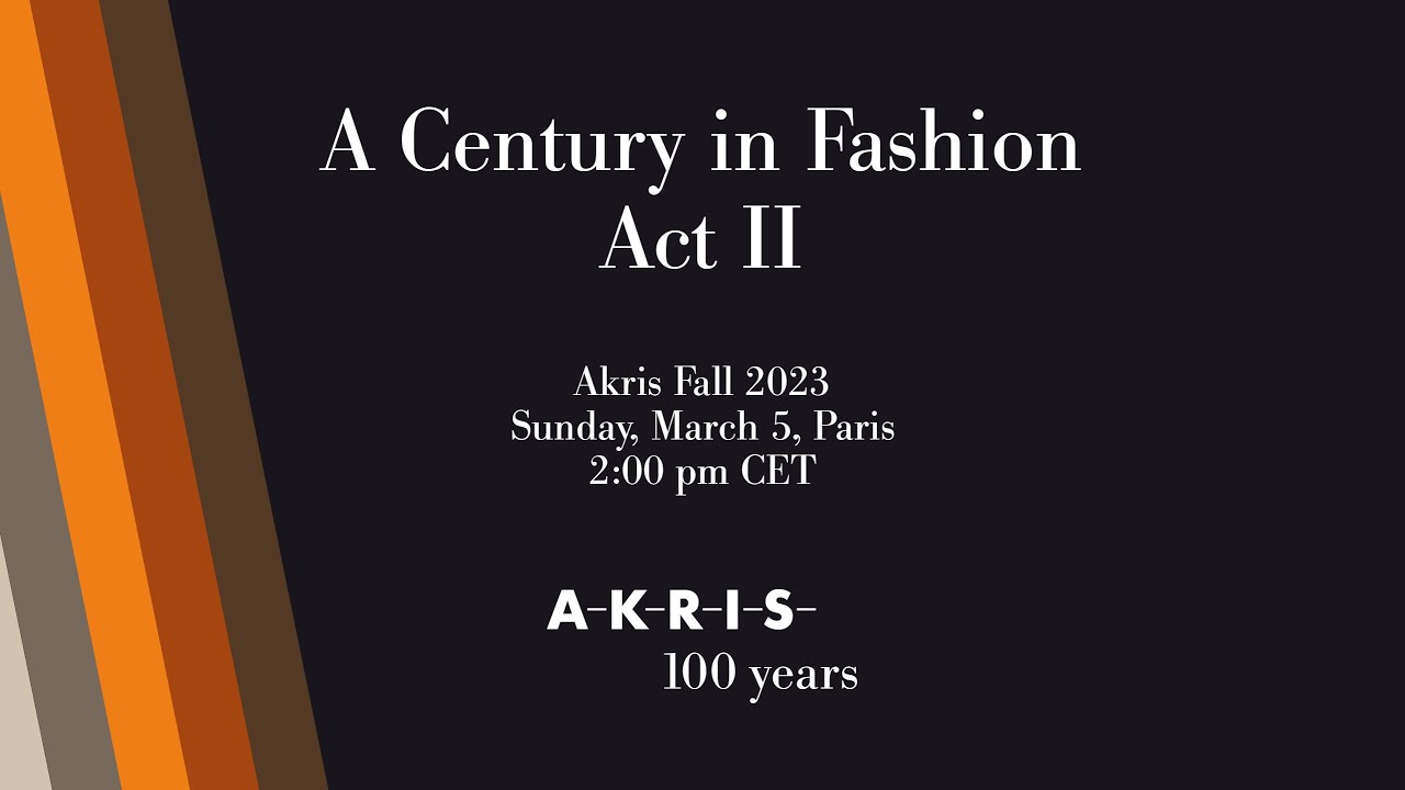 Akris Fall 2023 Fashion Show