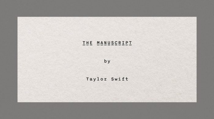 Taylor Swift - The Manuscript (Official Lyric Video)