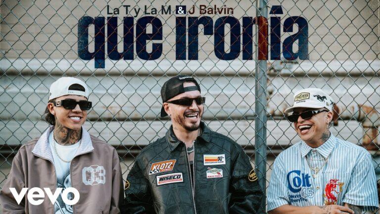 La T Y La M, J Balvin - Qué Ironía (Official Video)